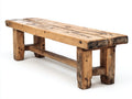 Panche da giardino - Legno - 180x38x45 cm - Naturale - Rustico