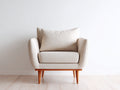 Poltrona - Tessuto - 92x88x86 cm - Beige chiaro - Moderno